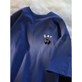 Áo thun nữ nam phông 3158 form rộng KONOVA chất liệu cotton khô dày dặn in hình chữ manhattan
