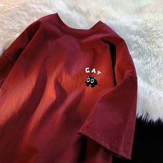 Áo thun nữ nam phông 3158 form rộng KONOVA chất liệu cotton khô dày dặn in hình chữ manhattan