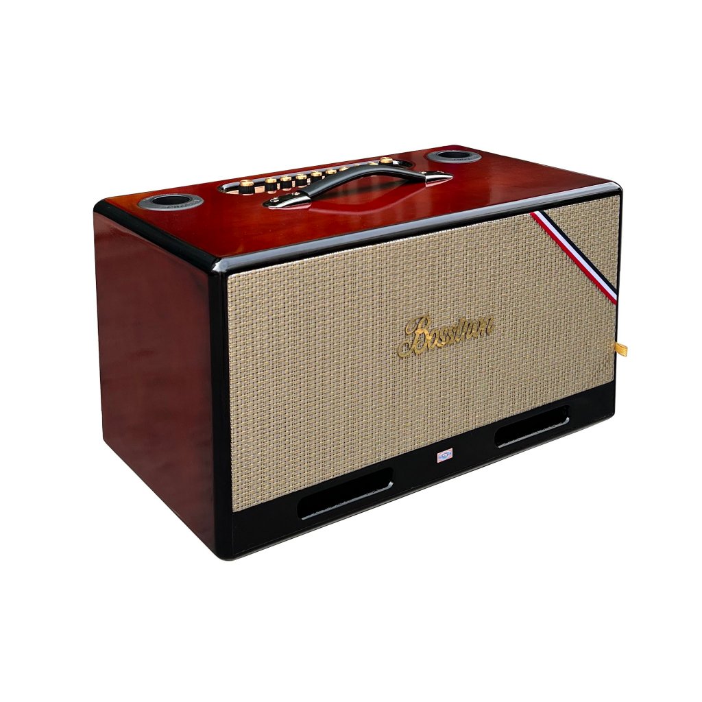 Loa xách tay Karaoke Di Động N2283K, Bass Đôi 20cm, Công Suất 500W, Loa 2 Đường Tiếng, Mic UHF - Hàng chính hãng