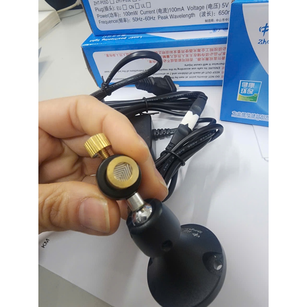 Đèn Laser ELFIN Dấu Cộng, Dấu Trừ Tia Đỏ - Phụ Liệu Ngành May Mặc Công Nghiệp Tiết Kiệm Điện