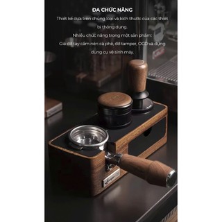 Feepie đế nén cà phê gỗ óc chó Nam Mỹ