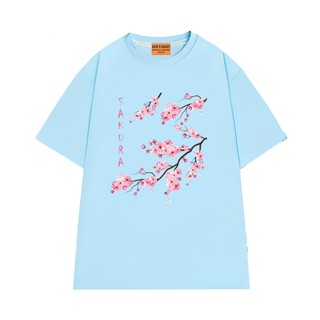 Áo Thun Dễ Thương NGỐ TEE Sakura Cánh Hoa Anh Đào Chất Vải Cotton 75 Thoáng Mát Form Rộng