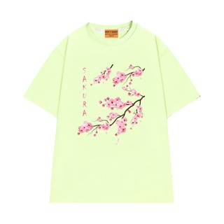 Áo Thun Dễ Thương NGỐ TEE Sakura Cánh Hoa Anh Đào Chất Vải Cotton 75 Thoáng Mát Form Rộng