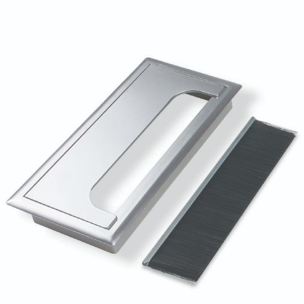 Nắp Luồn Dây Điện, Nắp Chụp Dây Điện Hợp Kim Nhôm - Gọn Gàng, Thẩm Mĩ Cho Bàn Làm Việc, Bàn Học