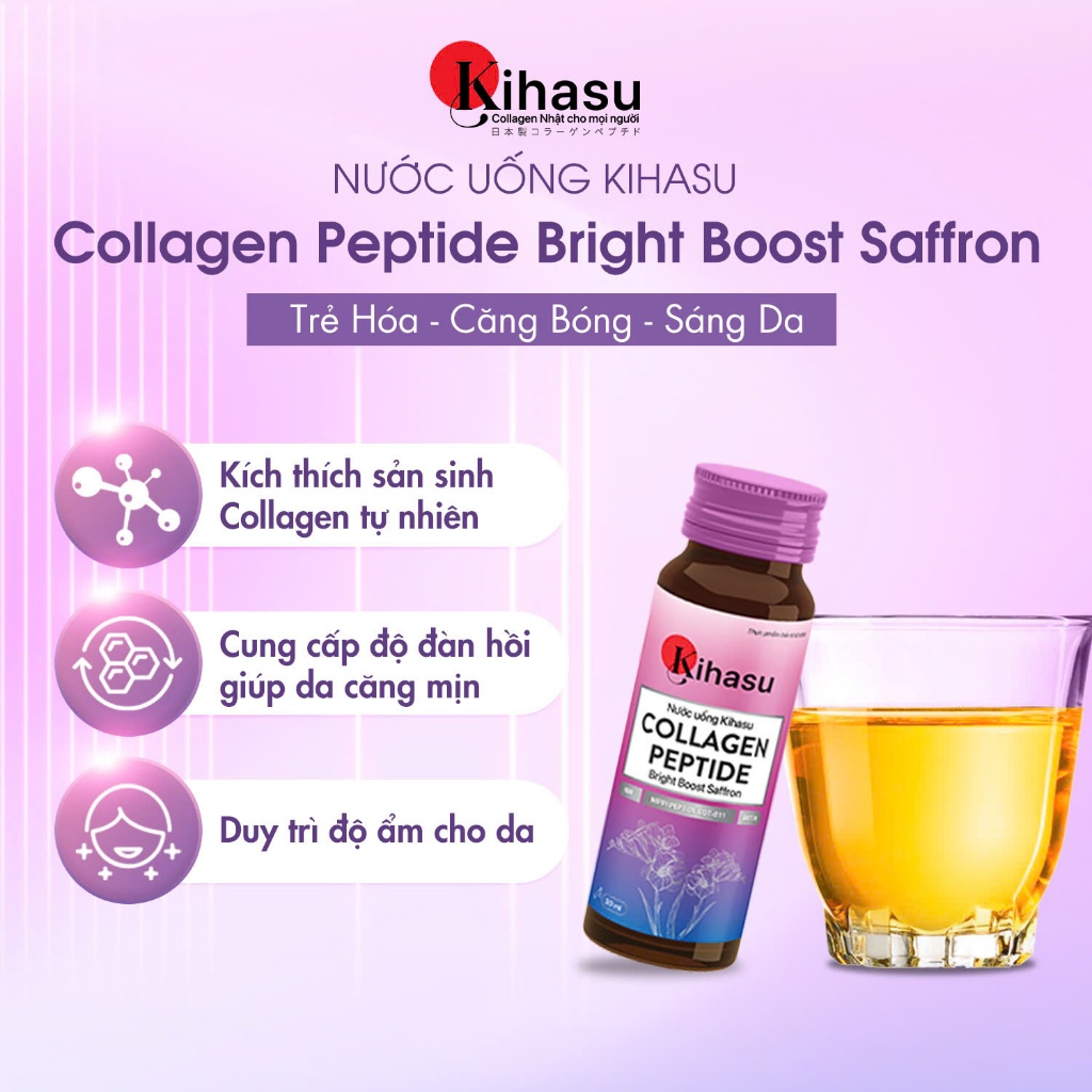 Ảnh Bộ 3 Sản Phẩm Dưỡng Trắng Và Se Khít Lỗ Chân Lông Kihasu Giảm Nếp Nhăn, Chống Lão Hóa, Cấp Ẩm, Cho Da Sáng Hồng Rạng Rỡ 2