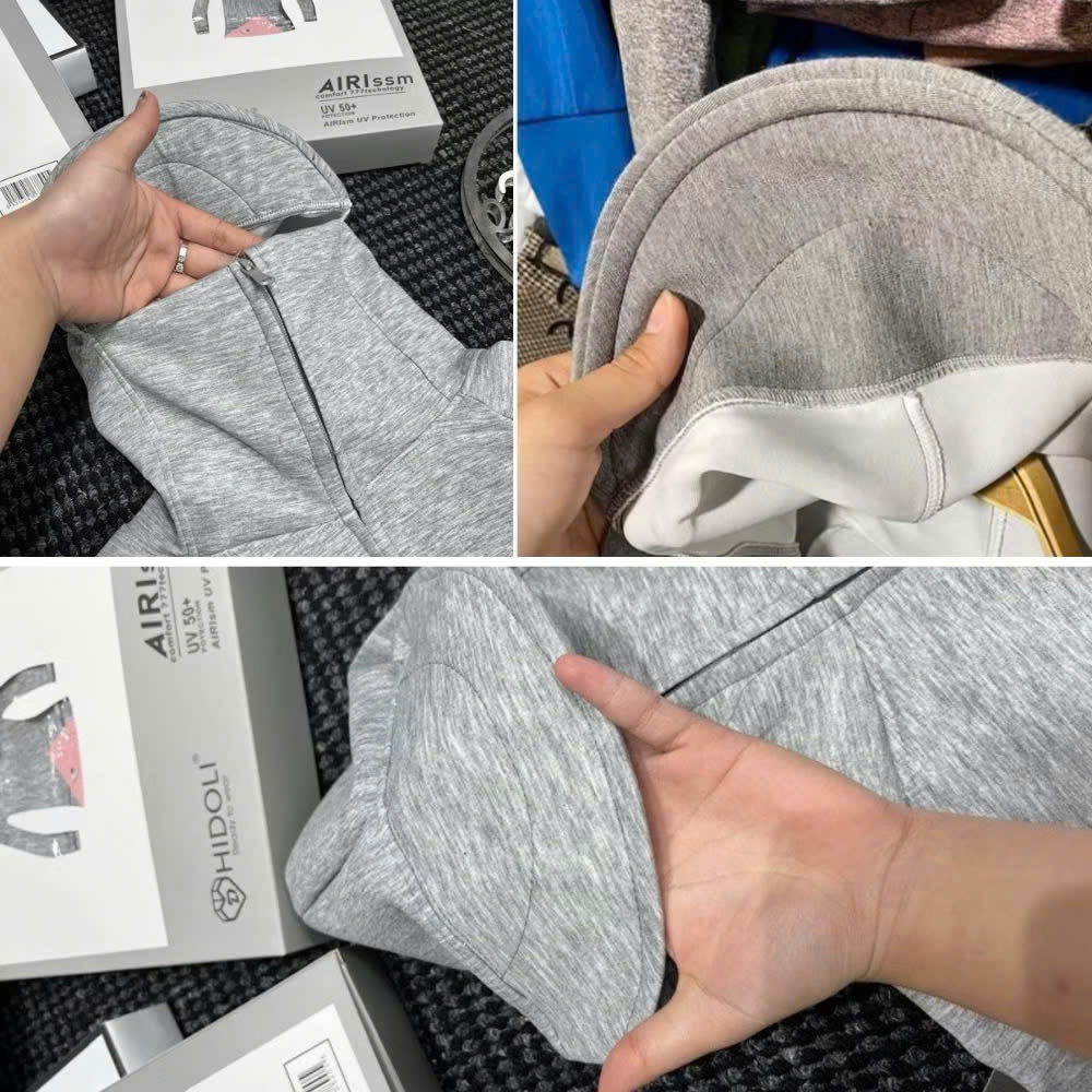 Áo Chống Nắng Cánh Dơi Cho Nữ  Mũ To,Vải Umi Dày Dặn,Mềm Mát,Thấm Hút Mồ Hôi,Chống Tia UV | BigBuy360 - bigbuy360.vn