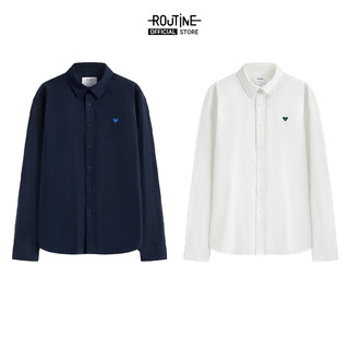 Áo Sơ Mi Nam Tay Dài Oxford Thêu Form Loose - Routine 10F24SHL015R2