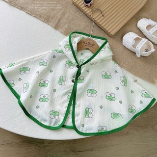 Áo choàng chống nắng mùa hè cho bé trai, bé gái 4-14kg. Áo khoác đũi gân 1 lớp mềm mát. Dino Kids