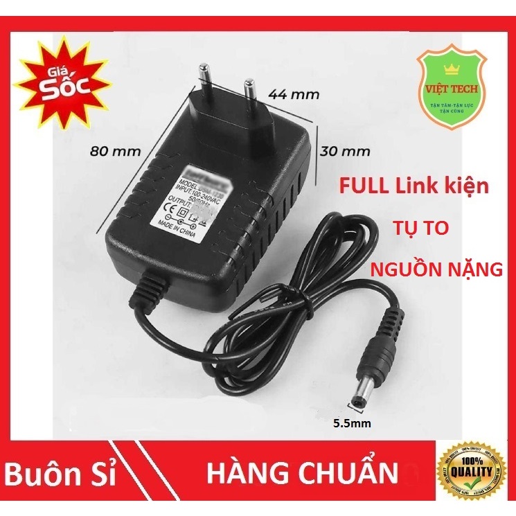 Nguồn 12V 3A - Adapter 12V chân to - Mạch xịn Full link kiện | Shopee ...
