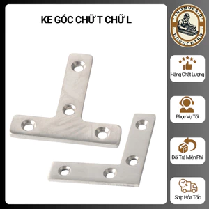 Ke góc Inox chữ T và chữ L 60mm ( 4 Chiếc ) [Thomoc5.0]