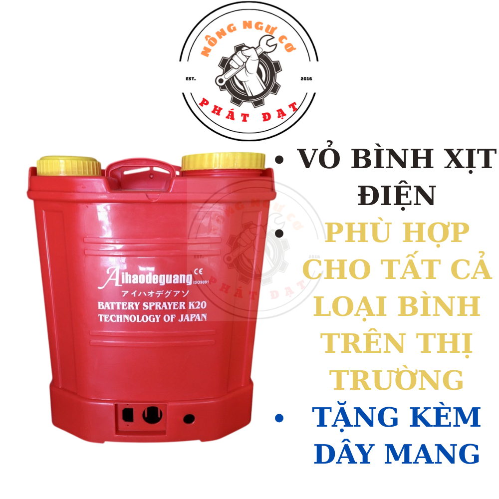 VỎ BÌNH XỊT ĐIỆN 16Lit , 20 LÍT LOẠI DÀY .