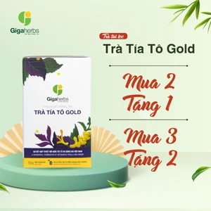 Trà Túi Lọc Trà Tía Tô Gold GIGAHERBS - hỗ trợ gút, làm đẹp da (Hộp 20 gói)