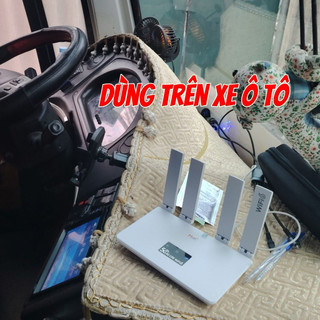Bộ phát wifi từ sim 4G R611C wifi 6, Cục phát wifi dành cho nơi không có internet