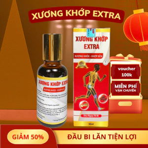 Cao xoa bóp Xương Khớp Extra - Cao xoa bóp cổ vai gáy đầu bi lăn giảm đau nhanh. chai nhỏ gọn
