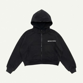LOGO BOXY FULLZIP HOODIE / HOODIE ZIP NỈ CHÂN CUA/  GAMBLE WORLDWIDE