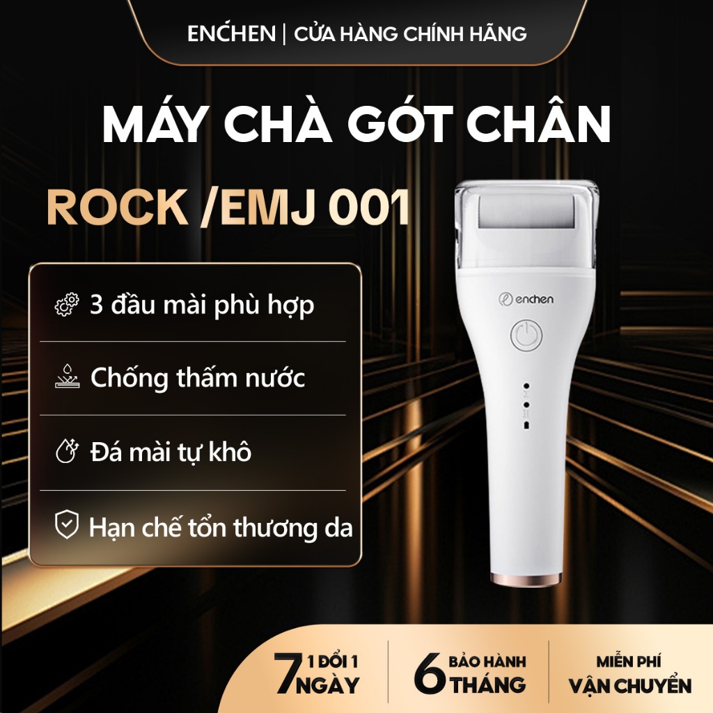 Ảnh Máy tẩy vết chai chân Enchen Rock chà và làm mịn chăm sóc gót chân 1