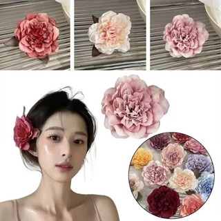 IK Kẹp Tóc Hoa Mẫu Đơn Phụ Kiện Tóc Đi Biển Phù Hợp Mọi Outfit K341