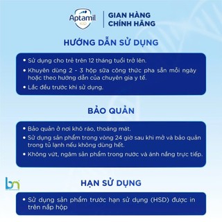 Thùng 12 Vỉ 36 Hộp Sữa Công Thức Pha Sẵn Aptamil Kid/Aptakid 110ml Cho Bé Từ 1 Tuổi