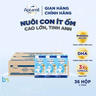 Thùng 12 Vỉ 36 Hộp Sữa Công Thức Pha Sẵn Aptamil Kid/Aptakid 110ml Cho Bé Từ 1 Tuổi
