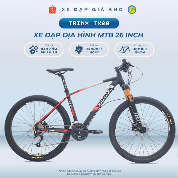 Xe Đạp Địa Hình MTB Trinx TX28 26 Inch | Shopee Việt Nam