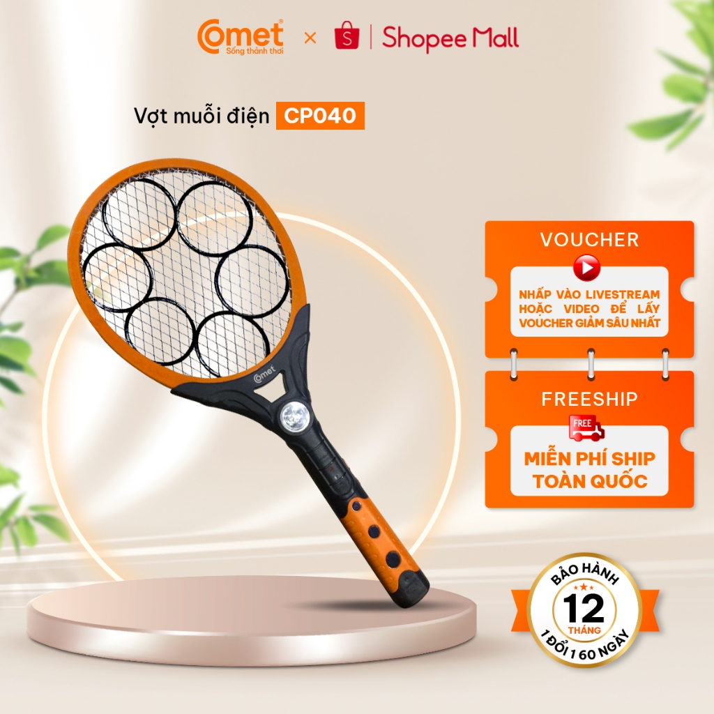 Ảnh Vợt Muỗi Comet CP040 điện thế mạnh 1