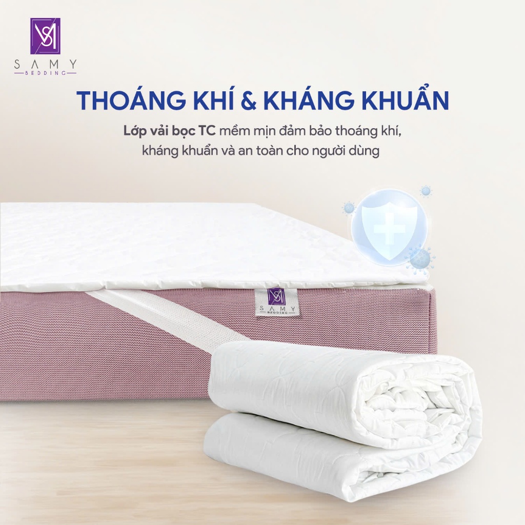Ảnh Tấm Bảo Vệ Nệm Prime SAMY BEDDING Cao Cấp Chống Thấm Tuyệt Đối 1