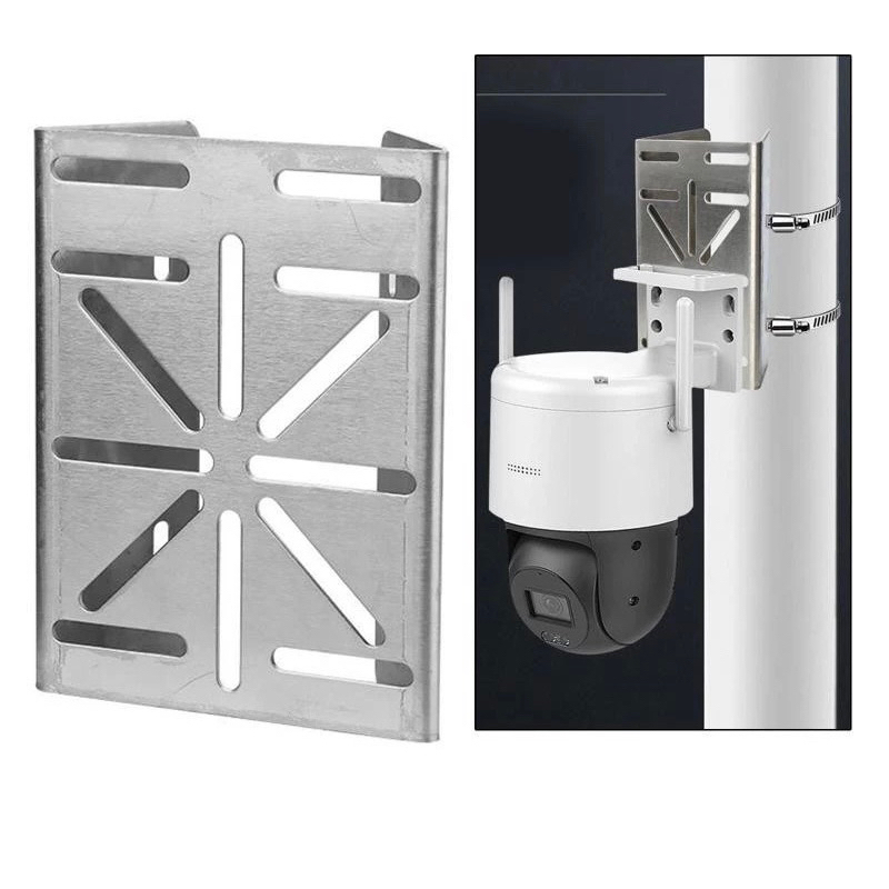 Mặt bích Inox bắt cột 155mm x 118mm chống gỉ cho camera | Shopee Việt Nam