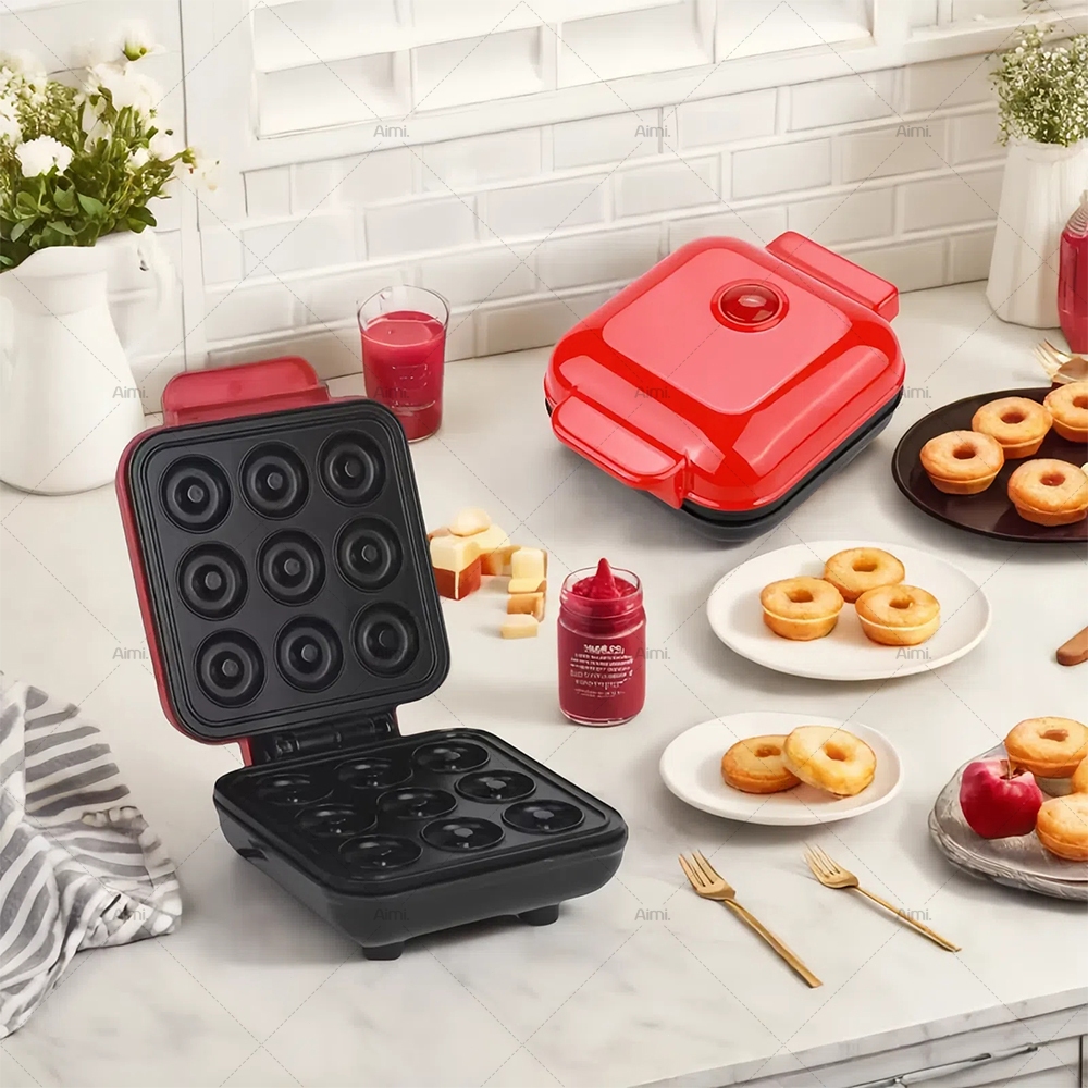 Máy làm bánh donut Aimi Máy nướng bánh mì, Máy làm bánh rán Nấu Ăn