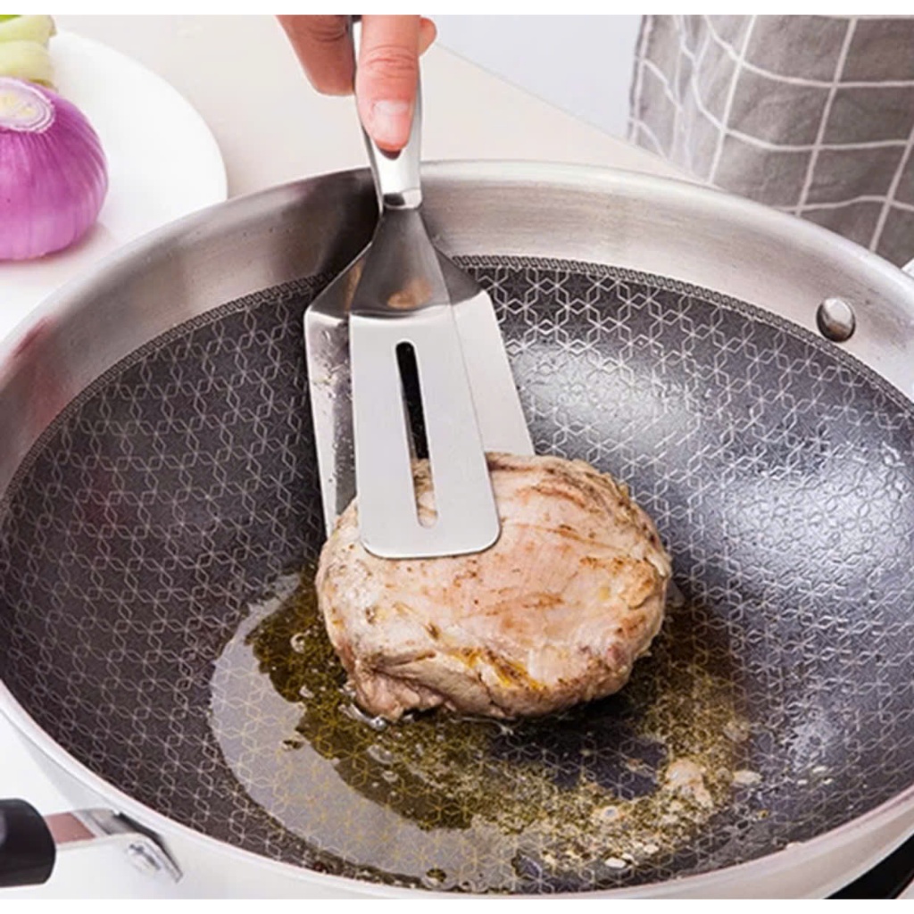 Kẹp Gắp Thức Ăn,chiên xẻng nướng ,gắp đồ nóng như bít tết, cá rán, thịt nướng