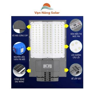 Đèn đường năng lượng mặt trời 300W,450W,600W