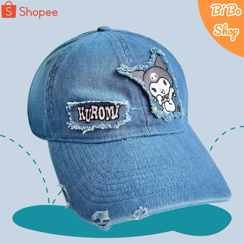 NÓN LƯỠI TRAI DENIM PHỐI RÁCH PHONG CÁCH CHO BÉ, HÀNG CHÍNH HÃNG SANRIO ...