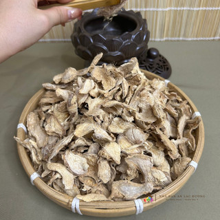 100g Gừng thái lát sấy khô (bào khương), gia vị nấu ăn, dùng pha trà