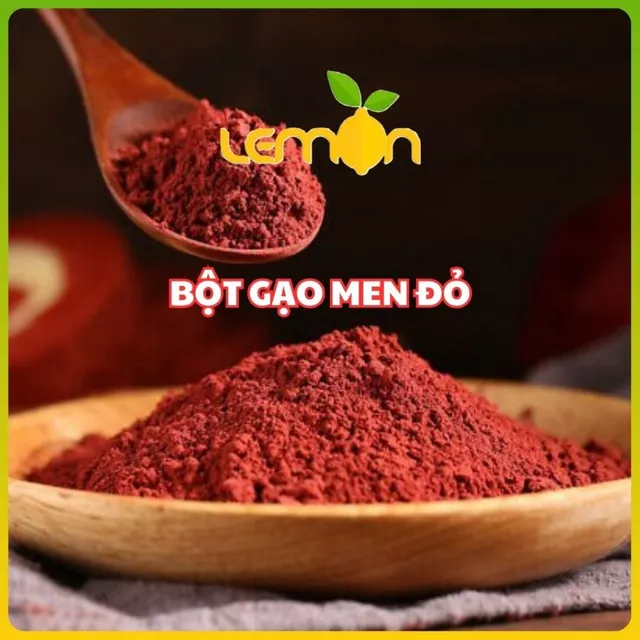 [100g-500g] Bột gạo men đỏ (Red Yeast Rice) - Bột hồng cúc mễ tạo màu cho bánh kẹo, giò chả, lạp xưởng, gà ủ muối