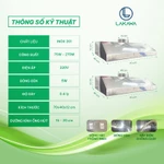 Combo Quạt Thông Gió Hút Mùi Nefa Và Máng Hút Mùi Bếp Inox Hút Sạch Mùi Thức Ăn, Dầu Mỡ, Khói Nhanh Chóng — ảnh 3