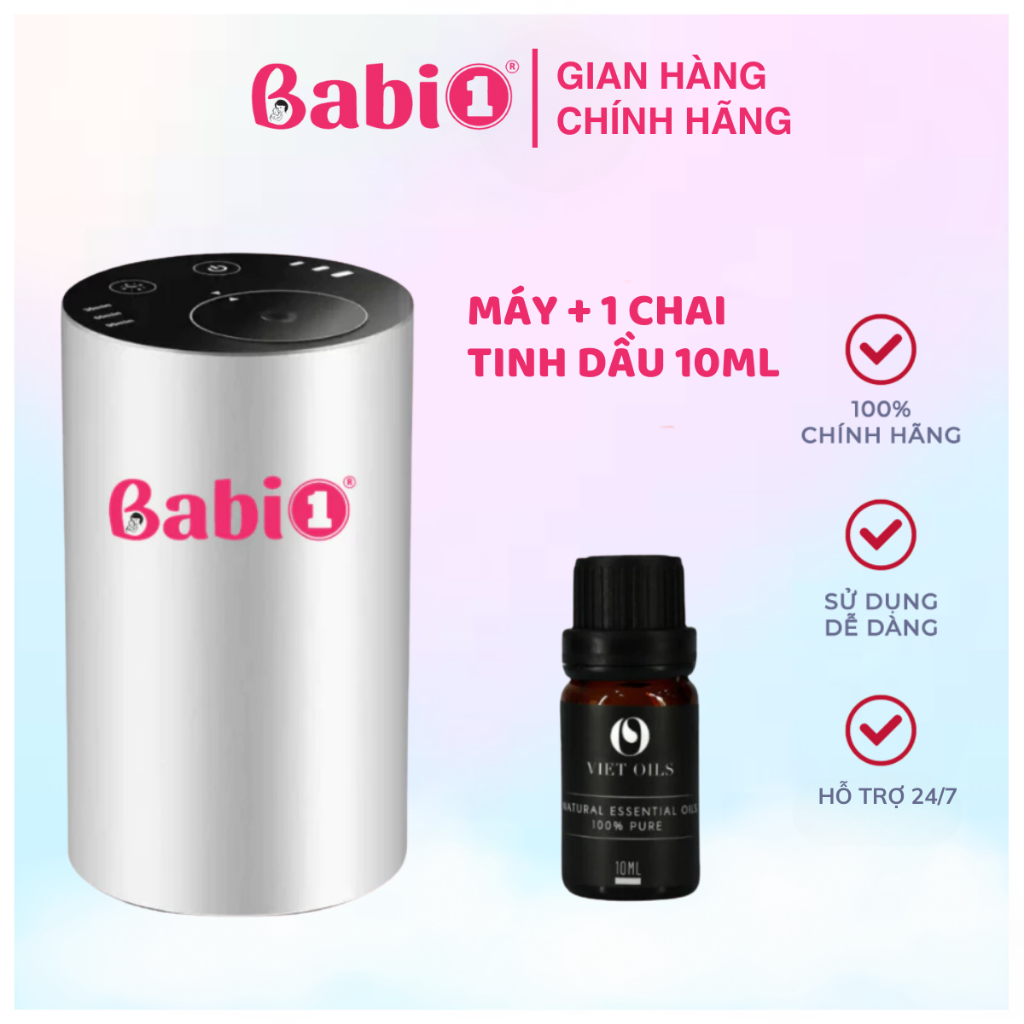 Máy Khuếch Tán Tinh Dầu BABIONE Máy Xông Tinh Dầu Trực Tiếp Di Động Thơm Phòng Ô Tô