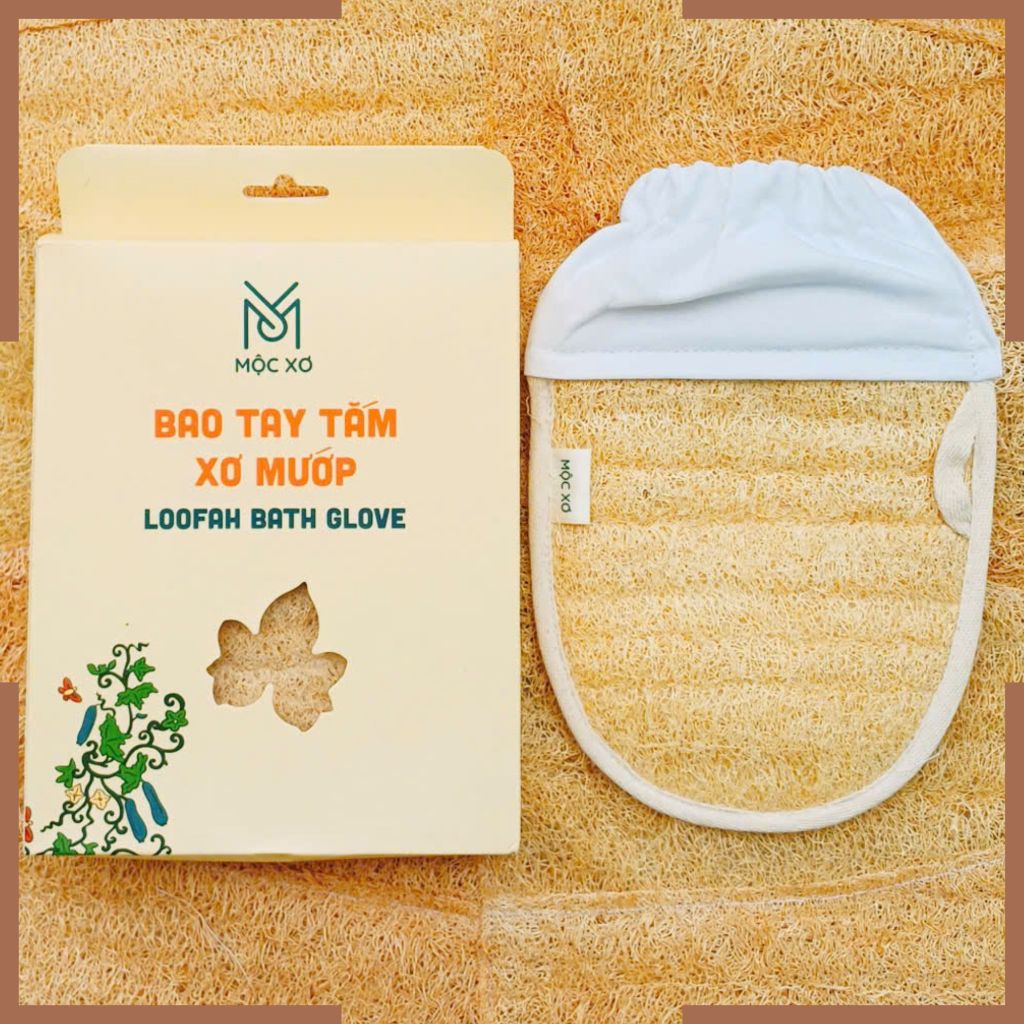 Bông Tắm Xơ Mướp, Bao Tay Tắm, Túi Tắm Xơ Mướp, Sơ Mướp Tự Nhiên Xuất Khẩu