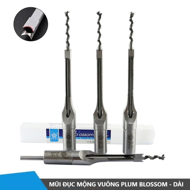 Mũi Khoan Đục Mộng Vuông Plumb Đài Loan - Công Cụ Hoàn Hảo Cho Nghề Mộc