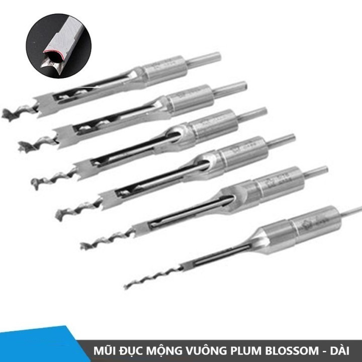 Mũi Khoan Đục Mộng Vuông Plumb Đài Loan - Công Cụ Hoàn Hảo Cho Nghề Mộc