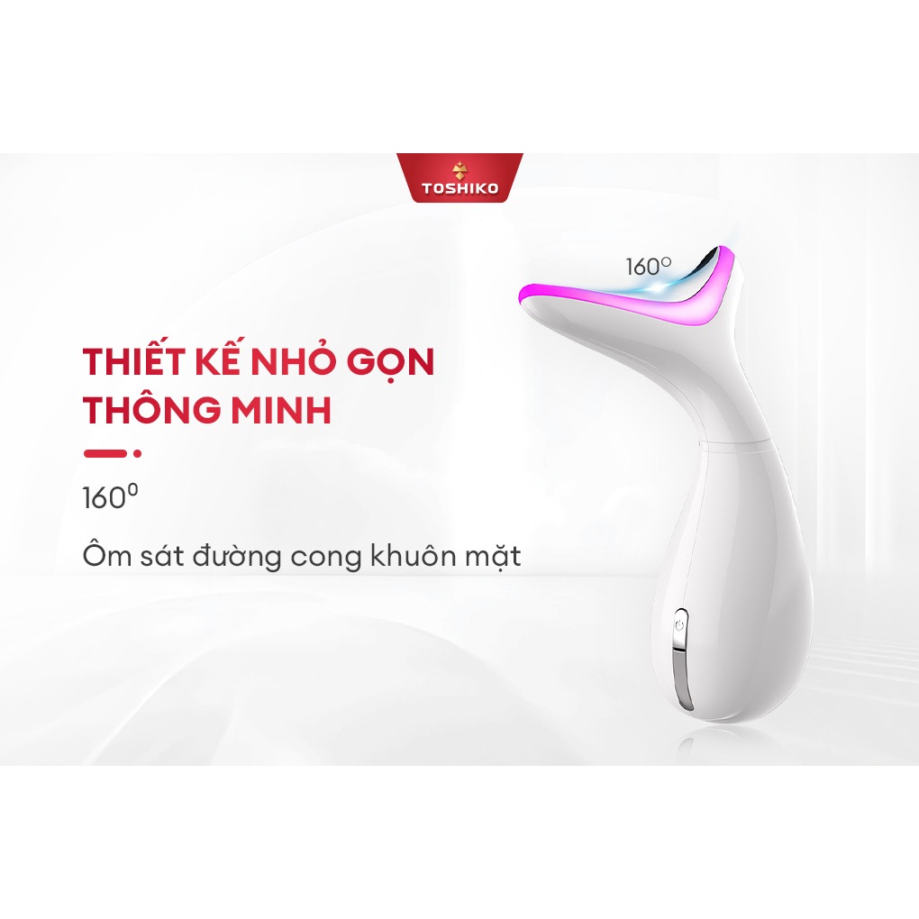 Ảnh Máy massage nâng cơ mặt Toshiko V8 tích hợp Tính Năng Điện Di Ion giúp trẻ hóa làn da và chống nhăn 4