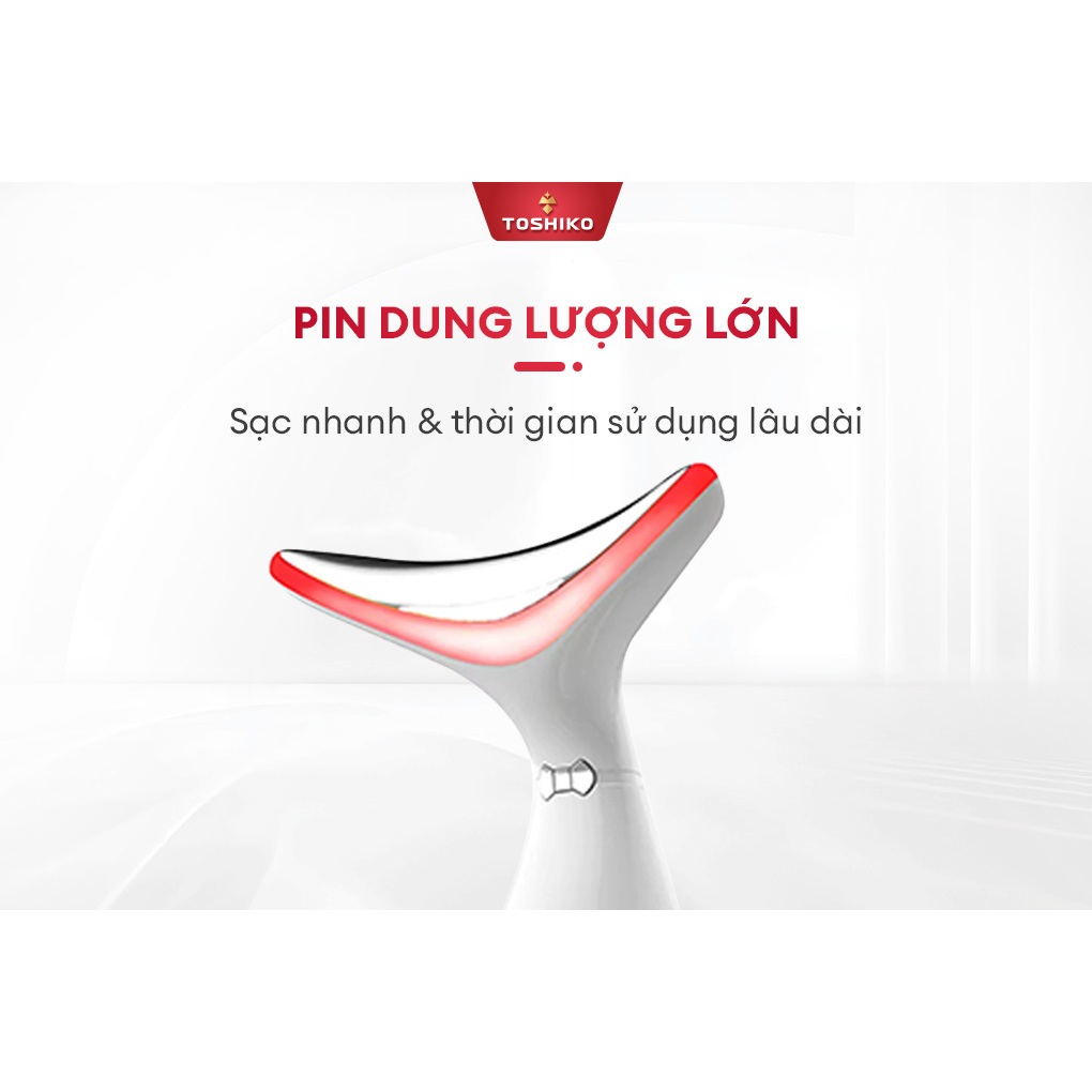 Ảnh Máy massage nâng cơ mặt Toshiko V8 tích hợp Tính Năng Điện Di Ion giúp trẻ hóa làn da và chống nhăn 3