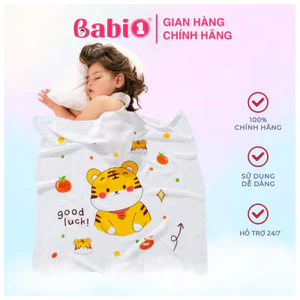 Chăn Lụa Sợi Tre BABIONE Chăn Hè Cho Bé 2 Lớp Vải Muslin May Viền Mềm Mát