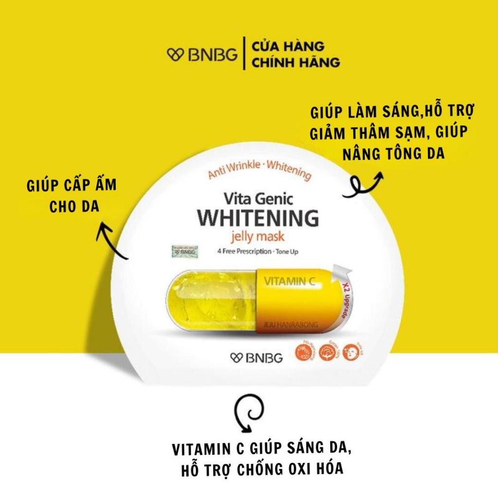 Ảnh Combo 20 Mặt Nạ BNBG Mix Hỗ Trợ Phục Hồi Da BNBG Vita Genic Jelly Mask 30mlx20 3