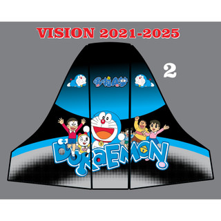 Tem dán, miếng dán dán bảo vệ nhựa nhám vision - Trang trí bảo vệ chỗ treo đồ - vision đời 2020-2025