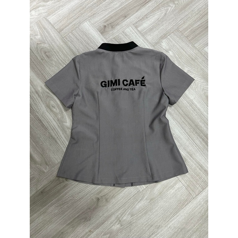 Đồng phục nhân viên quầy bar, tạp vụ hàng thiết kế chất liệu cotton lạnh cao cấp