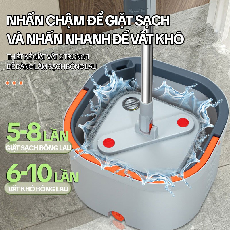 Ảnh Cây Lau Nhà Thay Thế Cho Bộ Lau Nhà KITIMOP PRO N08 ( Không Bao Gồm Thùng Vắt) 4