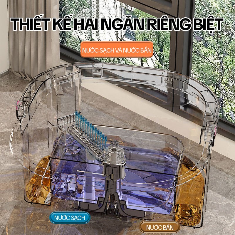 Ảnh Cây Lau Nhà Thay Thế Cho Bộ Lau Nhà KITIMOP PRO N08 ( Không Bao Gồm Thùng Vắt) 3