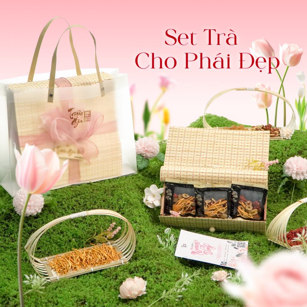 Ảnh Set Quà Cho Mẹ Sức Khỏe An Nhiên Trà Sức Khỏe Triệu Gia Hương Vị Ngọt Lành 2
