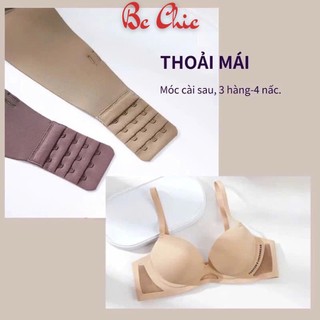 Áo lót su phối viền lưới A 206 / A 207 đệm vừa không gọng nâng đẩy ôm ngực chống xệ BC_CHIC LINGERIE