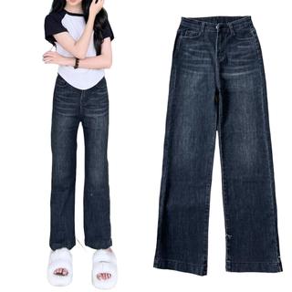 Quần ống đứng màu khói trầm may ống , mặc đi học che khuyết điểm Yến Tee #0190