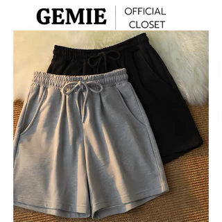 QUẦN ĐÙI TRƠN nam nữ unisex cạp chun form rộng ống rộng basic ulzzang